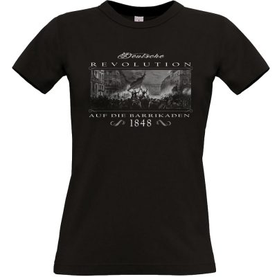 Deutsche Revolution 1848 T-shirt schwarz Frauen
