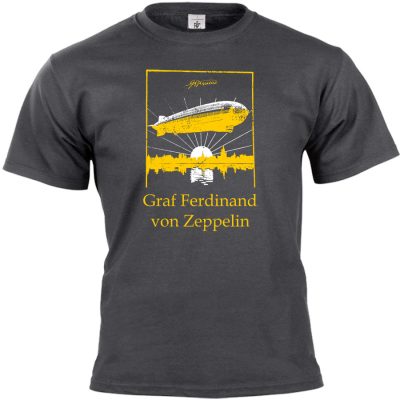 Ferdinand von Zeppelin T-shirt dunkelgrau