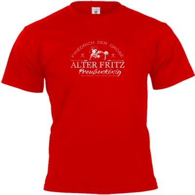Friedrich der Große T-shirt rot