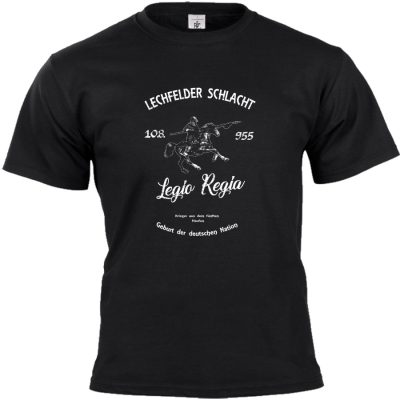 Lechfelder Schlacht T-shirt schwarz