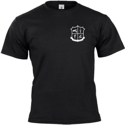 kultiviert Wappen T-shirt schwarz