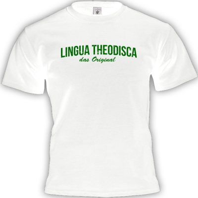lingua theodisca T-shirt weiss