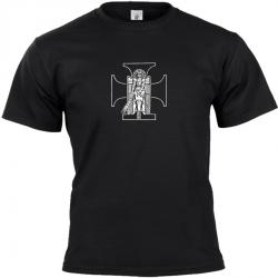 Old School Flag T-Shirt Kaiserreich – Design Mit Deutschland Germania & Preußen, 100% Baumwolle